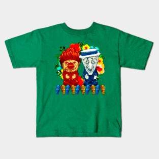 Heat Miser Snow Miser TIKI Tropical Christmas! Kids T-Shirt